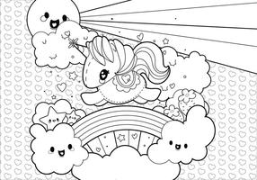 Download Free Vector Unicorn Pattern - Download Free Vector Art ...