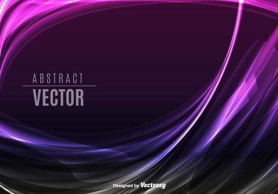 Purple abstract waves