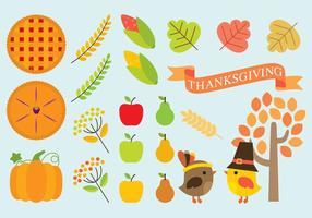 Thanksgiving Icons vector