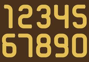 Churros Numbers vector