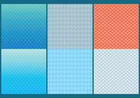 Fish Scale Patterns vector