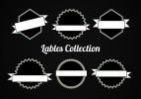 Free Vector Collection of Labels