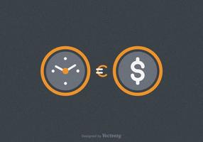 Tiempo libre es dinero ilustración vectorial vector