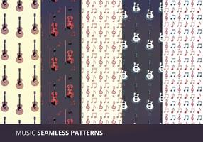 Music Seamless Patterns vector