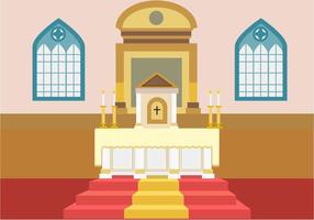 Church Altar Free Vector