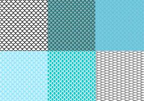 Fish Scale Pattern Vector