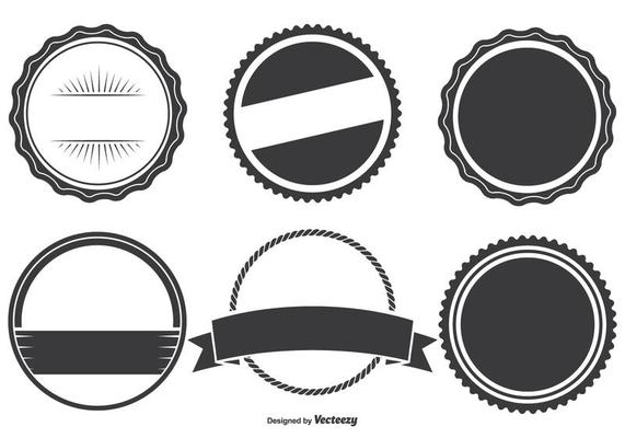 Assorted Badge Shapes Set