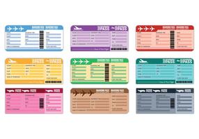 Airline Ticket Vector