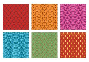 Fish Scale Pattern Vector