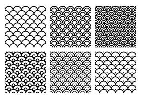 Fish Scale Pattern Vector