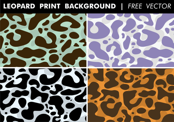 Leopard Print Background Vector