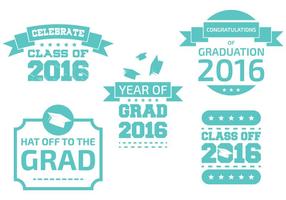 Graduation Badges vector