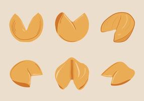 Free Fortune Cookie Vector Illustration