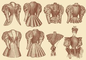 Old Style Clothes vector