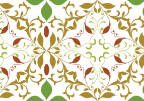 Floral garden repeat pattern vector