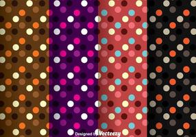 Dark Polka Dot Pattern vector