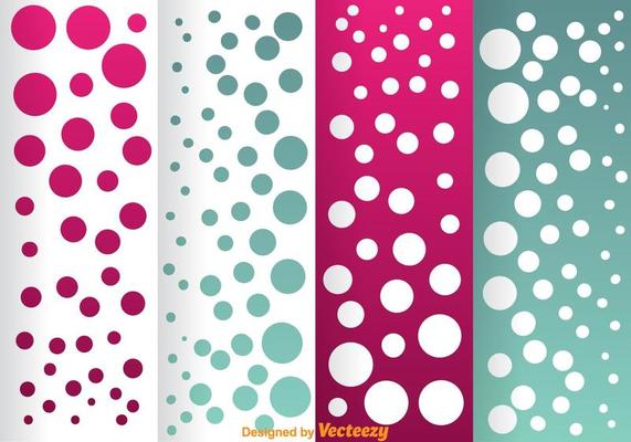 Blue And Magenta Dot Pattern