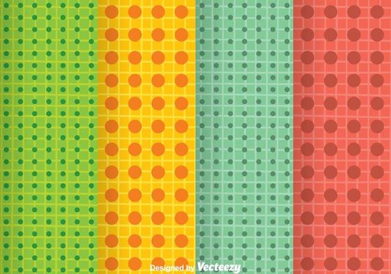 Bright Colors Dot Pattern
