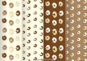 Brown Dot Pattern vector