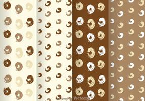 Brown Dot Pattern vector