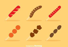 Sausage Stick Vector