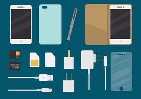 Phone Accessories vector