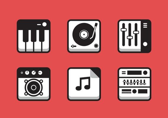 Vector Music Icon Set