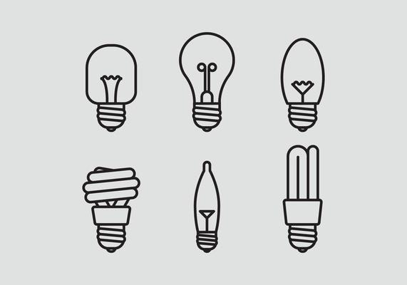Light Bulb Icon Set
