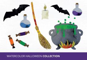 Conjunto de vectores de halloween