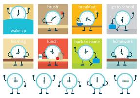 Vector Clock Schedule