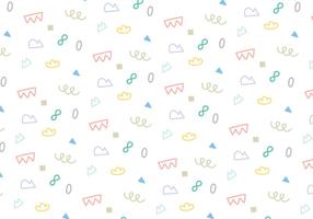 Abstract Swirl Shape Pattern vector