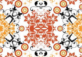 Target Floral Pattern Vector