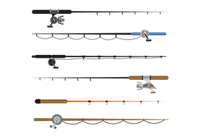 Free Fishing Rod Vector