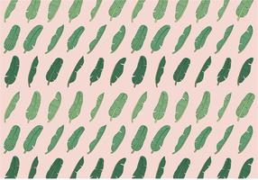 Vector Banana Leaf Pattern