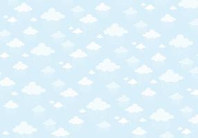 Clouds pattern background vector