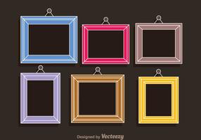 Colorful Frames Photo Collage Template vector