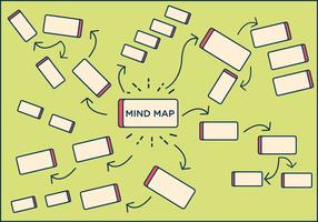 FREE MIND MAP ELEMENT VECTOR