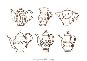 Arrabic Outline icons vector