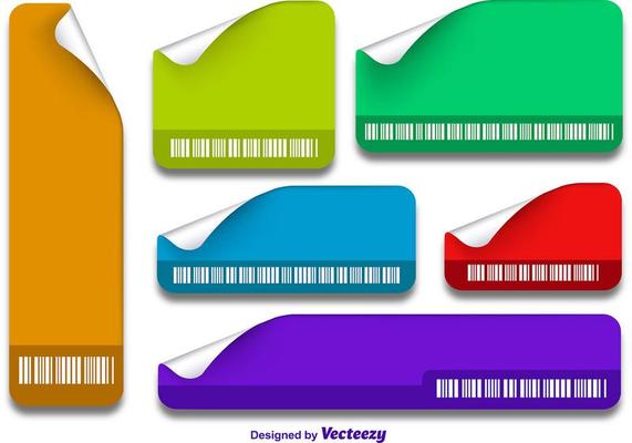 Stickers with barcode