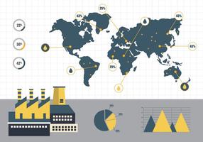 Vector de informe anual de fábrica