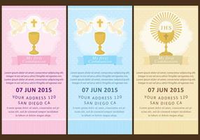 Communion Flyers vector