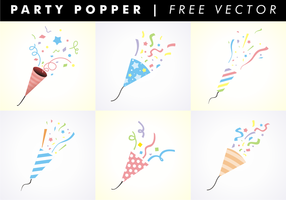 Party Popper Free Vector