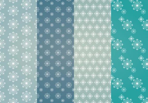 Snowflakes Vector Patterns