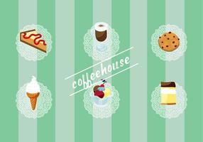 Free Set of Coffee House Vector Elements