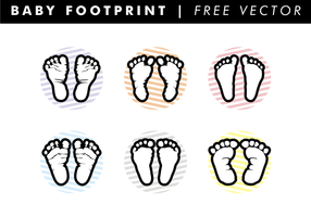Baby Footprints Free Vector