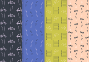 Free School Pattern Vector