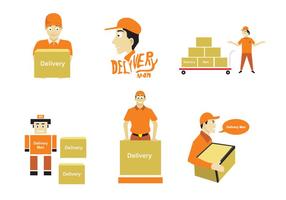 Delivery Man Illustration vector