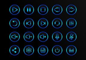 Buttons Multimedia Vector Icons
