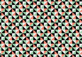 Coral and Teal Shape Background Vector