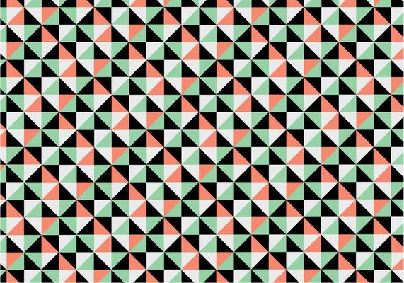 Coral and Teal Shape Background Vector